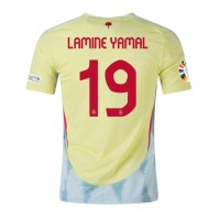 Spanien Lamine Yamal #19 Auswärtstrikot EM 2024 Kurzarm